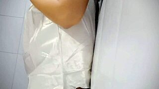 playing chubby babe's big tits makes her wet pussy drip for more