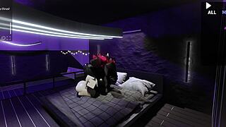 Big Tits Slut Succubus Bred Creampie in Roblox Studio Fuck