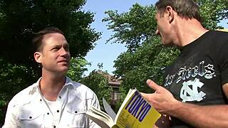 japanese college slut sucks two monster cocks in miniskirt threesome