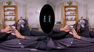 Vrhush Kinuski rides cock cowgirl in stockings for hardcore pov skinny blonde sex