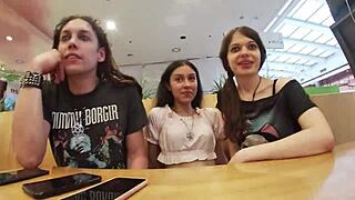 Skinny Czech Teen Endures Extreme Public Nudity Interview in Prague by Andrea Dipré