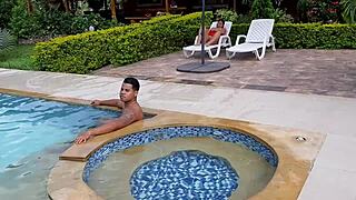 this hot colombian whore's delicious pussy gets licked in her bedroom dorm