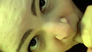 Stepdaughter can't get enough of daddy's thick cock down her throat