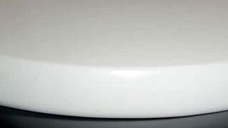 gretala makes strange noises from the toilet as she handles her private moment there