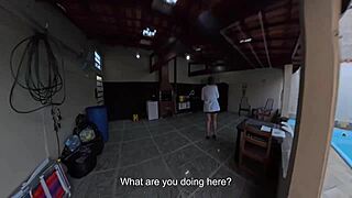 Reporter caught breaking in must strip naked outdoors in humiliation. Blackmailed into wet public exposure.