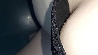 gretala makes strange noises from the toilet as she handles her private moment there