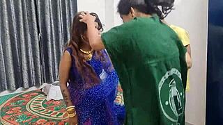 WOW! DESI AMATEUR FFM THREESOME TWO GIRLS RIDE SKINNY BOY HARD!