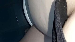 gretala makes strange noises from the toilet as she handles her private moment there