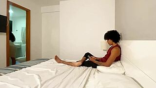 when her husband left she offered her rear fully to stepson in sheer red