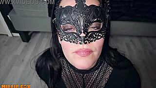 super hot milf edges then swallows millie fox's gigantic cum load 😍💦