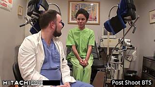 i'm like so close to exploding from this hitachi... nurse sandra chappelle makes freshman cum mandatory!!