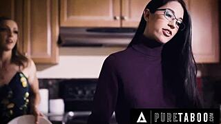 damn, i caught my two submissive wives karla kush and alex coal scissoring pussy without me!!