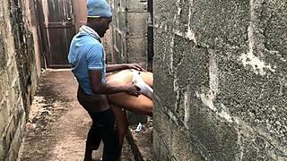 Ghetto Fuck In Empty Building While Unseen?