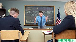 chloe rose innocent teen sucks big cock then rides doggystyle