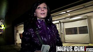 Mofos Nighttime Public Pickup: Latina Teen Maja Sucks Wet Cock Outdoors