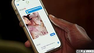 Milfy redhead Zoe Grey rides BBC room service deep while clueless hubby waits away