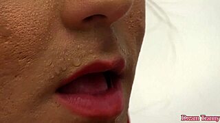 Amanda Ferraz strokes her throbbing cock then rams a thick dildo deep inside