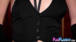 Mysterious Small-Tit Model Unveils Lingerie-Clad Curves