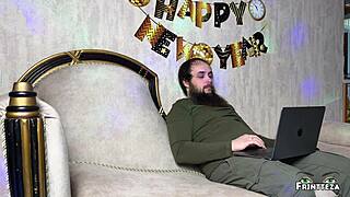 petite milf gulps my monster cock deepthroat sloppy then swallows cum deep in throat