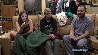 dr tampa gives nova mavericks that backstage pregnant physical with buttplug spreadin her shaved pussy wide