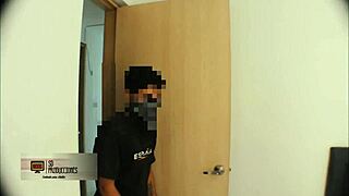 Horny Thief Dominates Surprised Brithany in Her Home