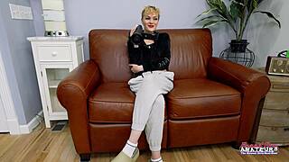 so bella this inked petite blonde milf gets her rimjob shared with deep tongue action