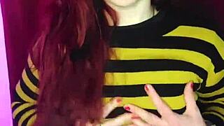 your hot stepsis gets horny from your nudes, comes for you with butt plug roleplay argentina p1