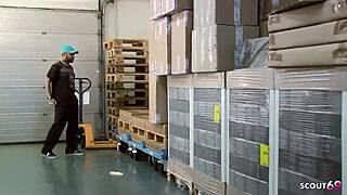 slim german pueppi seduces stranger for risky garage fuck... cum in mouth okay??