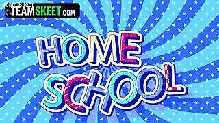 Stepmom's Anatomy Class Twist Big Cock Blowjob Group Fucking Riding Cumshot!