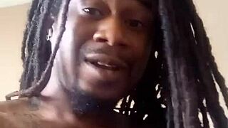 Jacking this big black cock hard after vibing to that drill music beat!