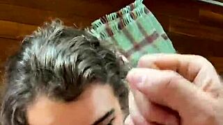 Hot Canadian blonde Eden Ivy gags on monster cock in sloppy deepthroat face fuck POV with cumshot