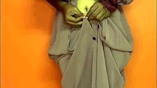 beautiful pregnant muslim hijab wife begs for cum to get pregnant in hindi