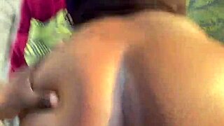 big booty ebony teen fucked outdoors twice in one day