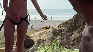 wanna join alexey panin sugarnadya and busty girlfriend's debauched nudist beach cock flashing?