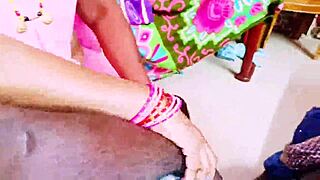Desi Family Threesome Pounds Wife with Telugu Dirty Talk and Big Natural Tits Bounce