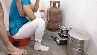 girlfriend begs creampie in dorm ripping clothes for roommate's juicy fisting quickie