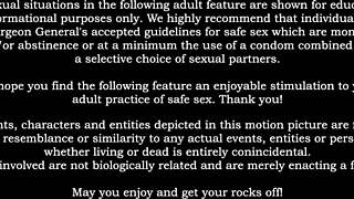 milf slut takes big black monster cock up her big ass in threesome