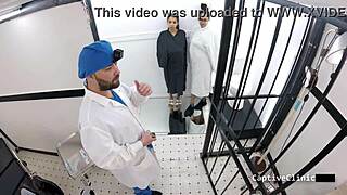 Florida beaches expose angel santana and aria nicole's big asses tits backstage with handcuffs