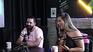 Juli Figueiro and Felipe Larrossa film amateur heat in sheer red reality