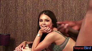 wanna wank to this classy babe's ass while i dominate your black cock?