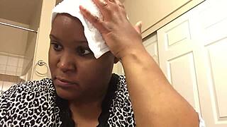 milf shaves head smooth bald first time for bf at home request