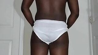 i finally masturbate again after months spreading ass in white underwear