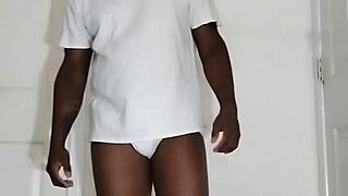 i finally masturbate again after months spreading ass in white underwear
