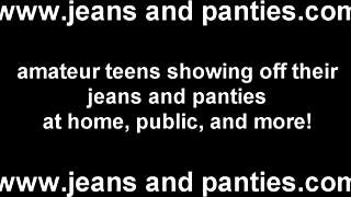 she's the innocent girl next door squeezing into those tight jeans that hug every curve