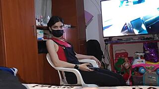 she tries on underwear in front of me so i fuck her pussy an' ass several times now 😩💦