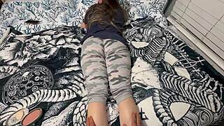 Ever seen a stepmom's big ass rubbed then pounded by huge cock?