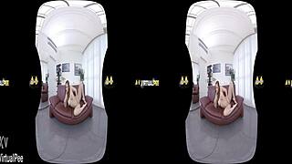 Antonia Sainz's teasing pee play hints at vibrator delights on sofa