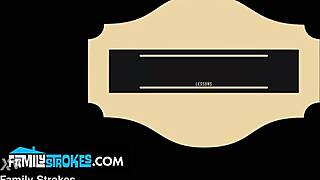 Stepdad's Ranch Ride Turns into Raunchy Cock Sucking Stunt