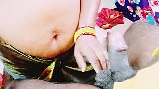 indian saree bhabi cheats on husband fucking swamiji with telugu dirty talk