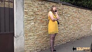 alice wants a tough guy for her anal fun 😈 she's chubby french milf begging for rough assfucking from a severe stud 💦🍑